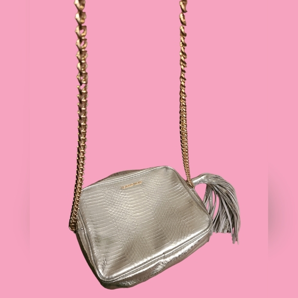 NWOT V.S. silver cross body purse - Picture 6 of 11